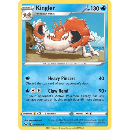 Kingler (Reverse Holo)