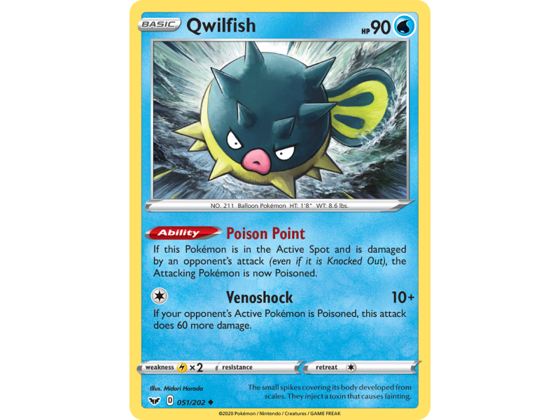 Qwilfish (Reverse Holo)