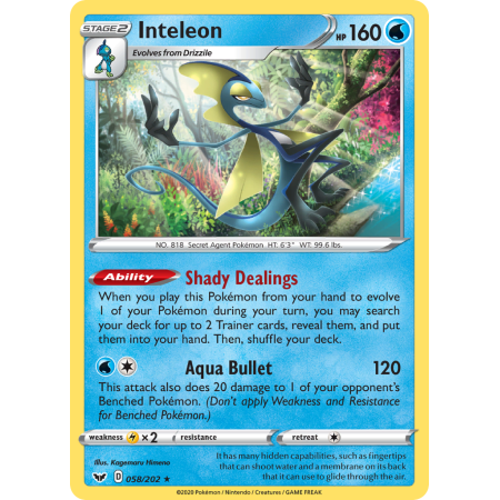Inteleon (Reverse Holo)