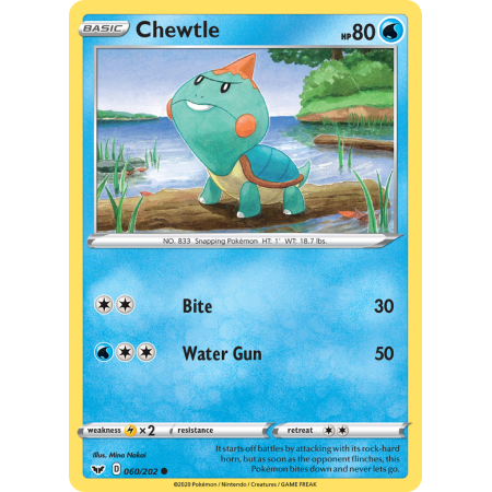 Chewtle (Reverse Holo)