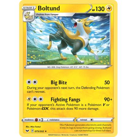 Boltund (Reverse Holo)