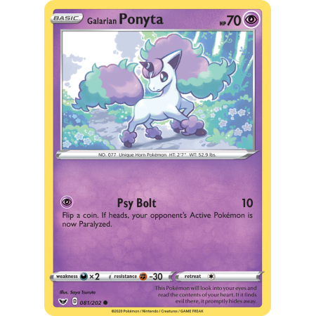 Galarian Ponyta (Reverse Holo)