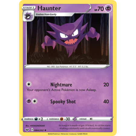 Haunter (Reverse Holo)