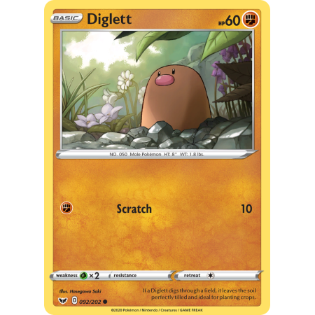 Diglett (Reverse Holo)