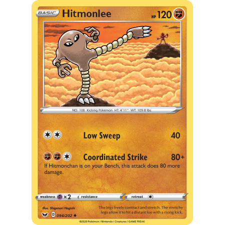 Hitmonlee (Reverse Holo)