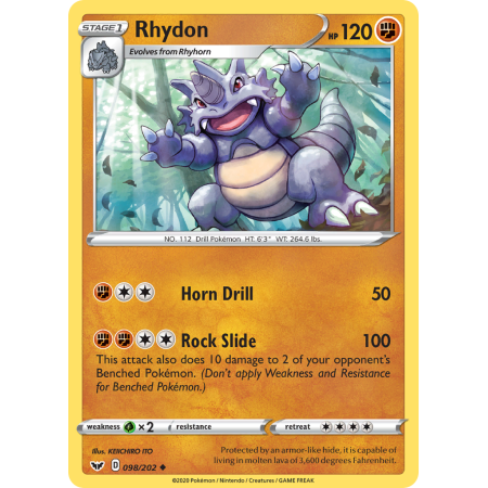 Rhydon (Reverse Holo)
