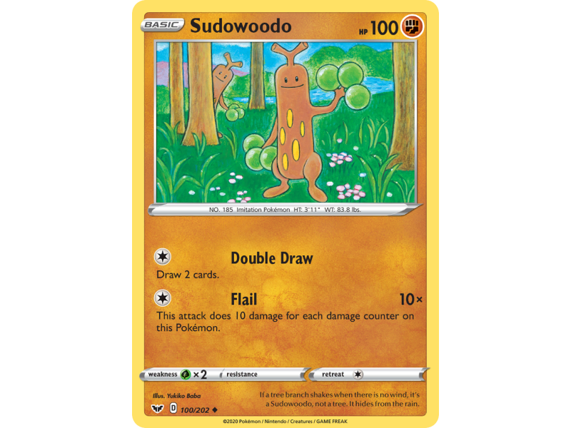 Sudowoodo (Reverse Holo)