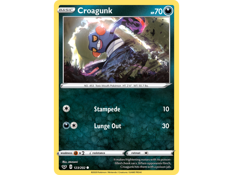 Croagunk (Reverse Holo)