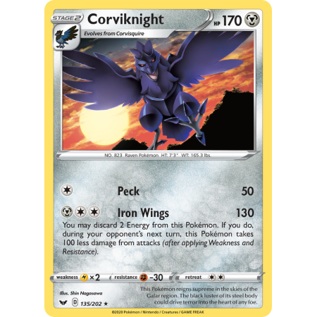 Corviknight (Reverse Holo)