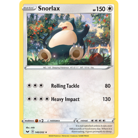 Snorlax (Reverse Holo)