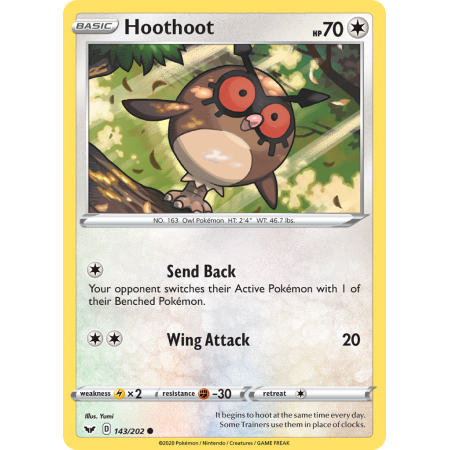 Hoothoot (Reverse Holo)