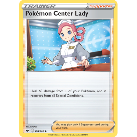 Pokémon Center Lady (Reverse Holo)