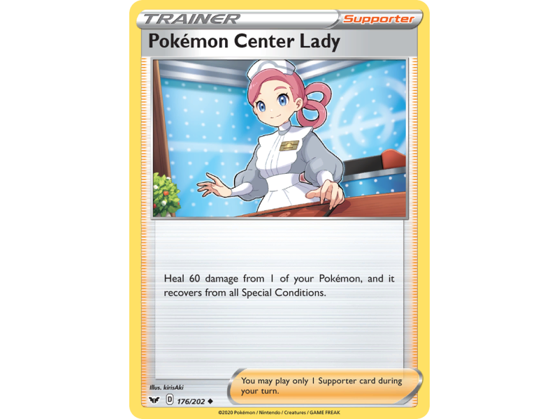 Pokémon Center Lady (Reverse Holo)