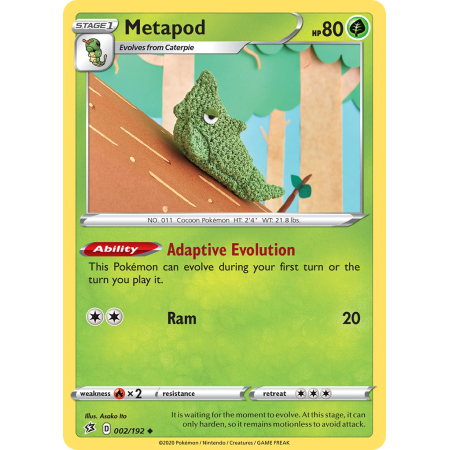 Metapod (Reverse Holo)