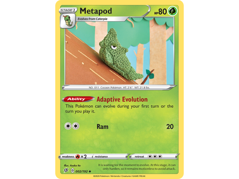 Metapod (Reverse Holo)