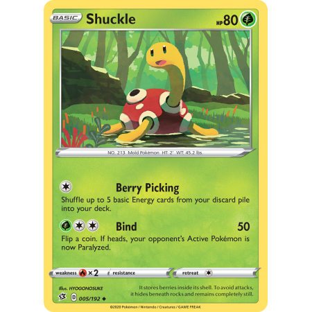 Shuckle (Reverse Holo)