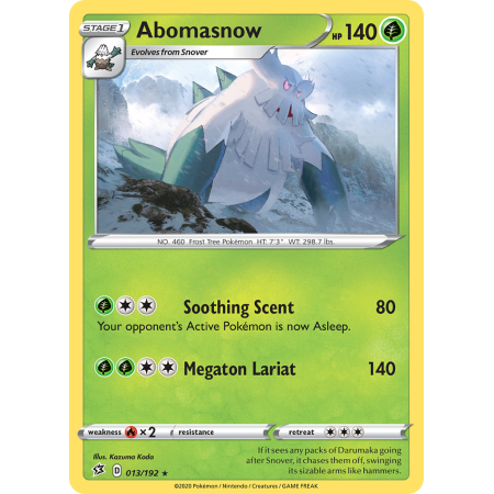 Abomasnow (Reverse Holo)