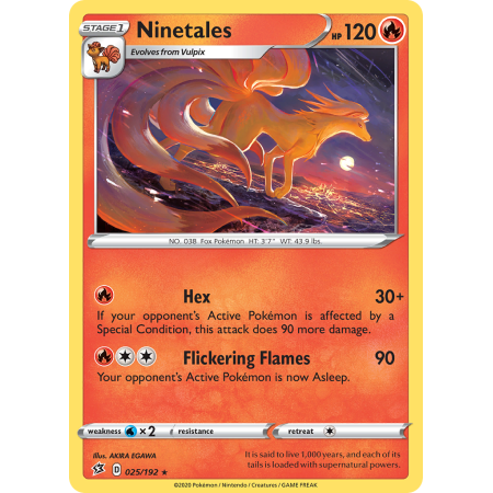 Ninetales (Reverse Holo)
