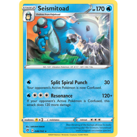 Seismitoad (Reverse Holo)
