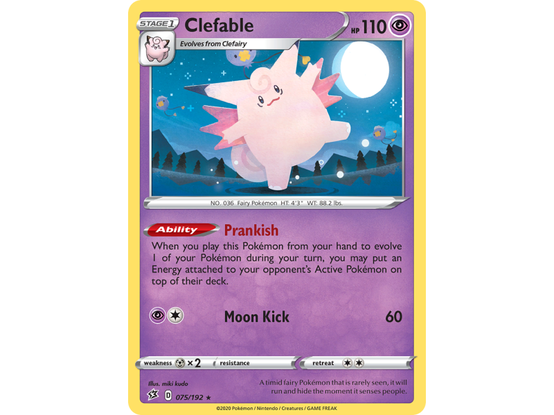 Clefable (Reverse Holo)