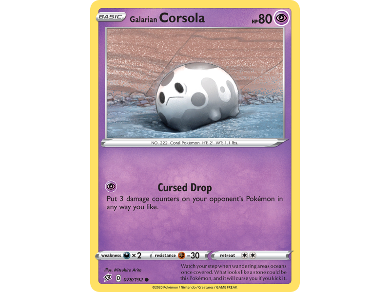 Galarian Corsola (Reverse Holo)