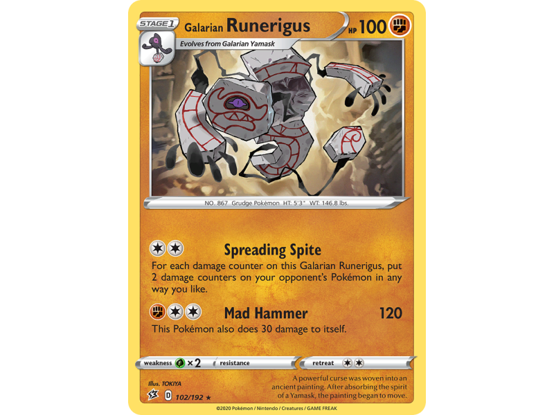 Galarian Runerigus (Reverse Holo)