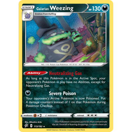 Galarian Weezing (Reverse Holo)