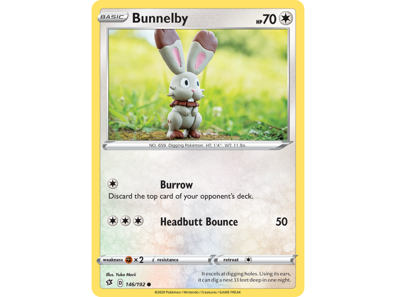 Bunnelby (Reverse Holo)