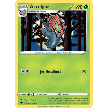 Accelgor (Reverse Holo)
