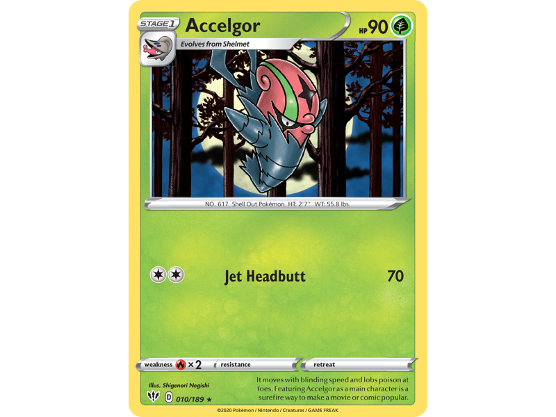 Accelgor (Reverse Holo)