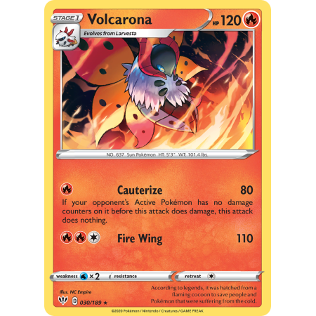 Volcarona (Reverse Holo)
