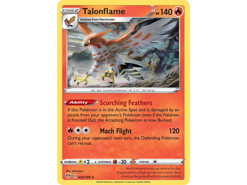 Talonflame (Reverse Holo)