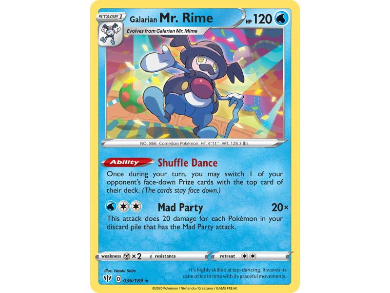 Galarian Mr. Rime (Reverse Holo)