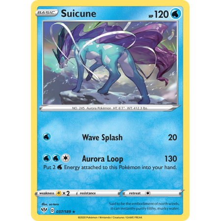 Suicune (Reverse Holo)