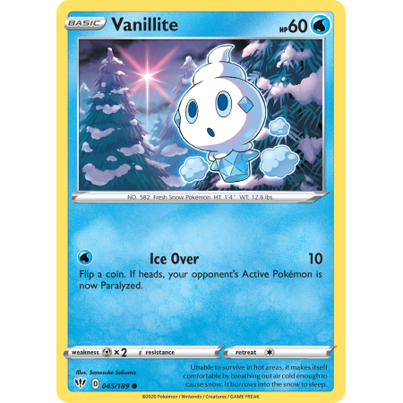 Vanillite (Reverse Holo)