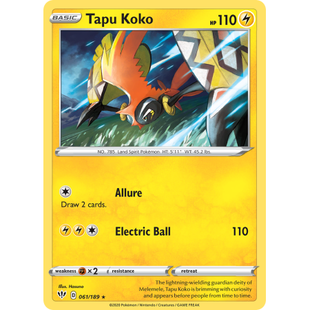 Tapu Koko (Holo)