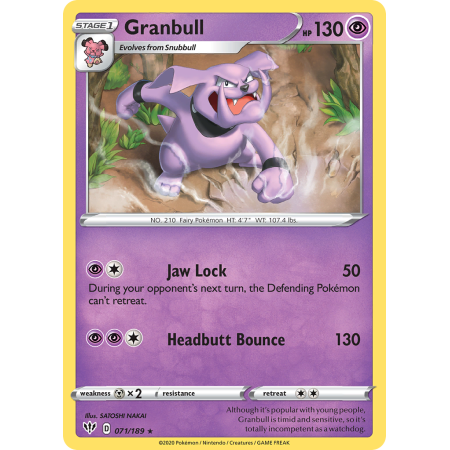 Granbull (Reverse Holo)