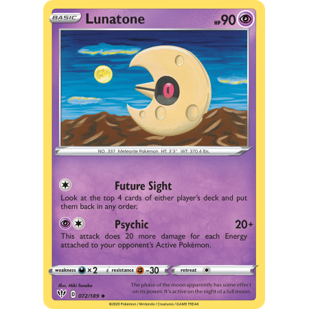 Lunatone (Reverse Holo)