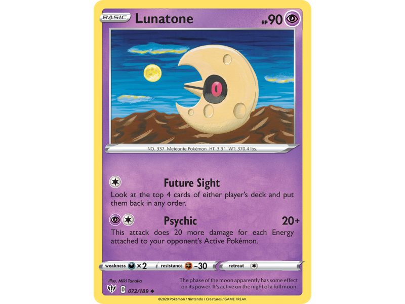 Lunatone (Reverse Holo)