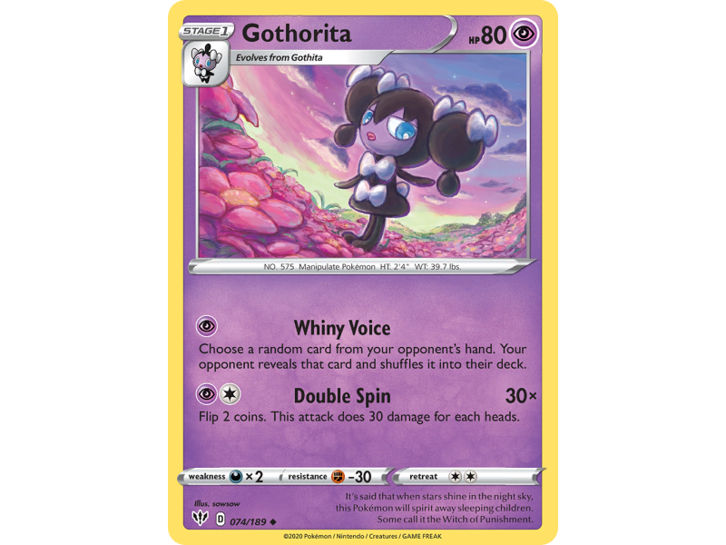 Gothorita (Reverse Holo)