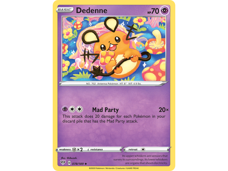 Dedenne (Reverse Holo)