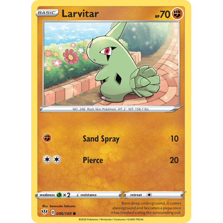 Larvitar (Reverse Holo)