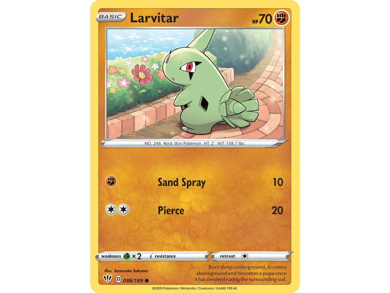 Larvitar (Reverse Holo)