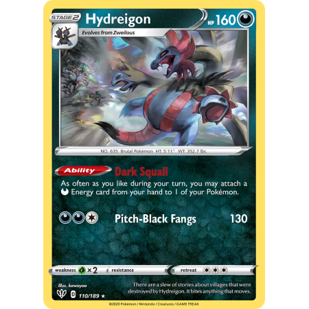 Hydreigon (Reverse Holo)