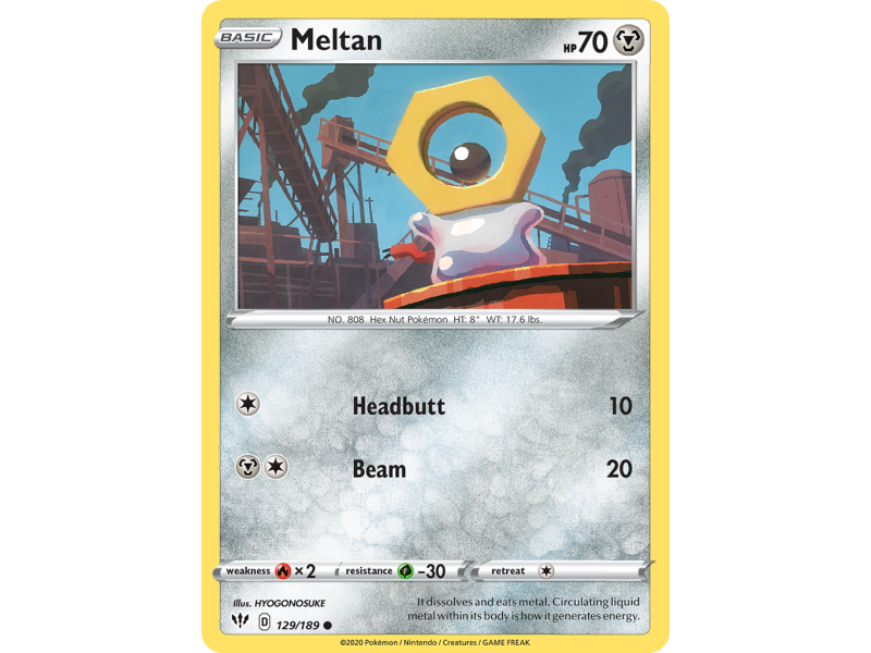 Meltan (Reverse Holo)
