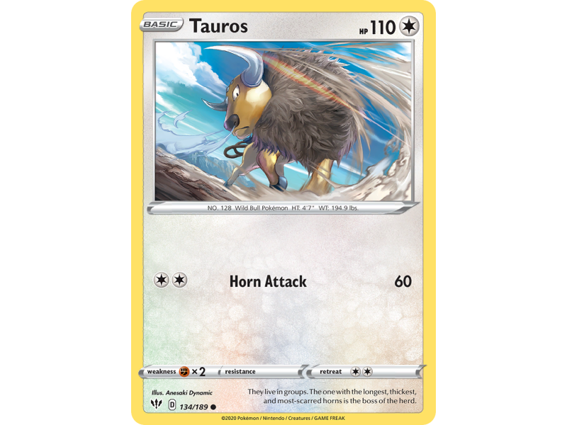 Tauros (Reverse Holo)