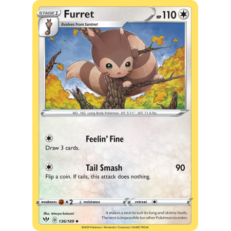Furret (Reverse Holo)