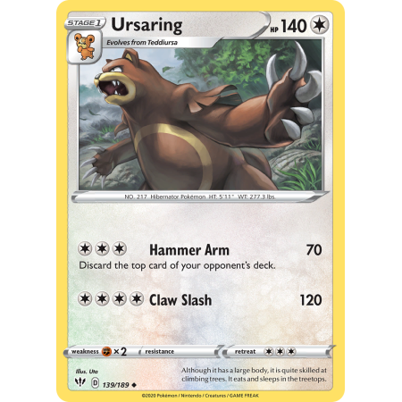 Ursaring (Reverse Holo)