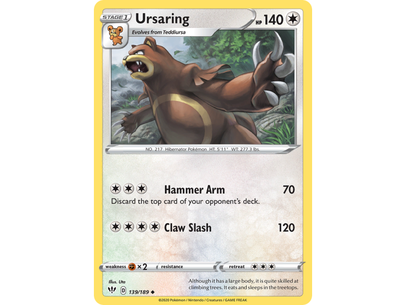 Ursaring (Reverse Holo)