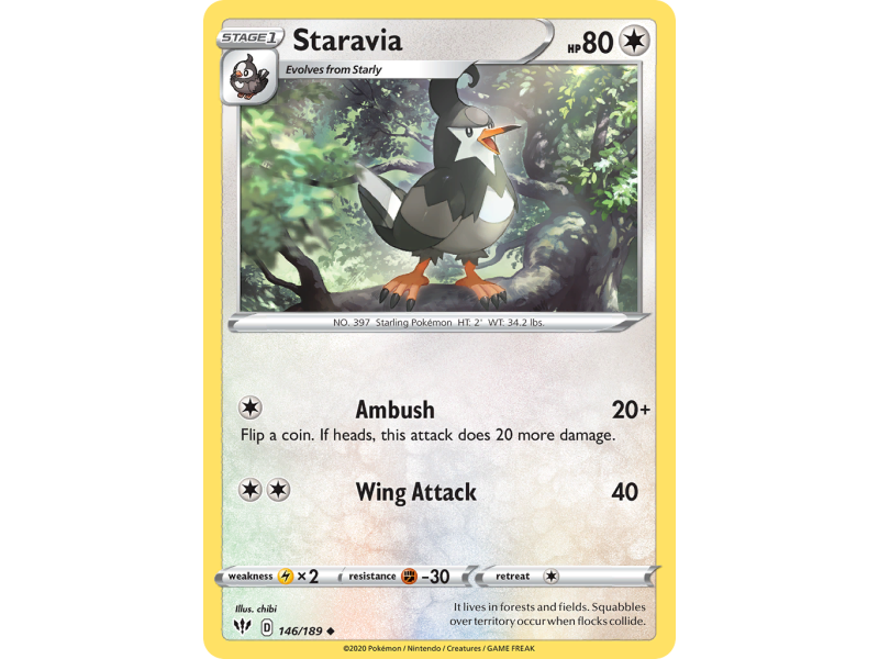 Staravia (Reverse Holo)